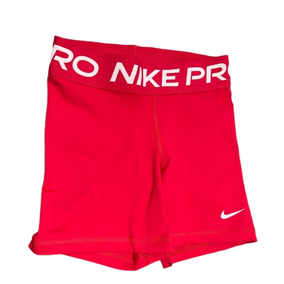 Nike Pants - Nike Pro Dri Fit Spandex Shorts Red XS